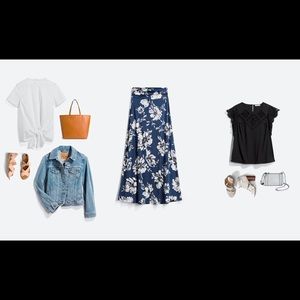 gilli delina knit maxi skirt